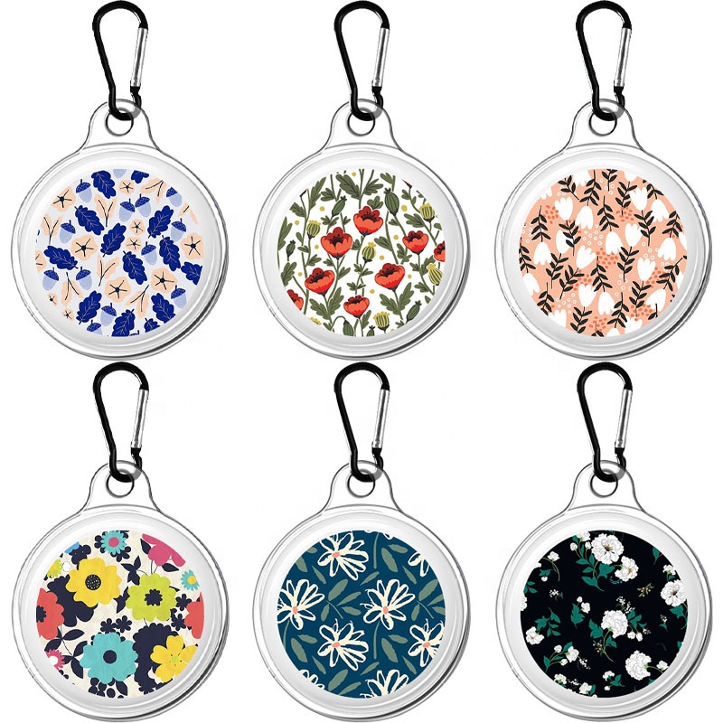 Индивидуальные чехлы для airтеги, прозрачный мягкий чехол для apple air tag finder с брелоком 2021