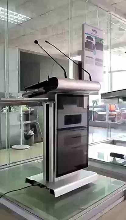Digital Smart Podium Front Screen Interactive Digital Podium with ...