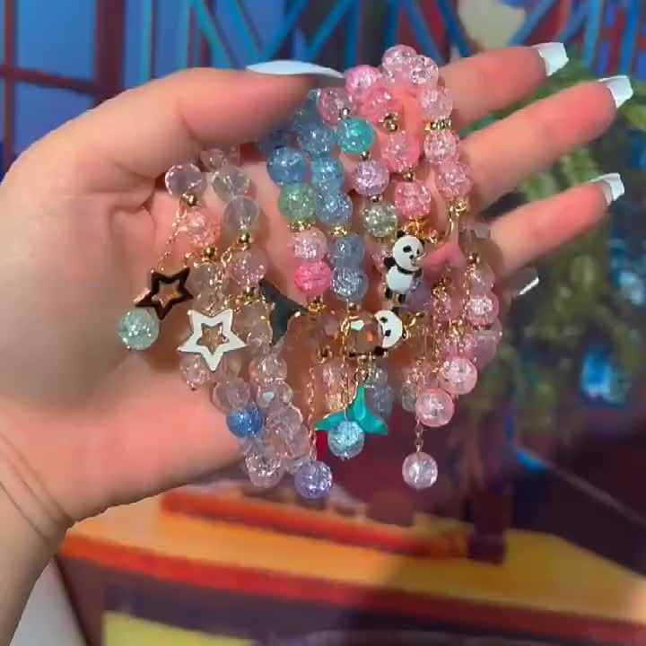 Kit Perline Di Vetro Per Bracciali Fai Da Te - 44 Colori, 8mm, Ideale Per Creazioni
