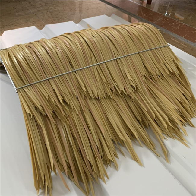 New Arrival Fireproof Artificial Synthetic Thatch Roof Tiles