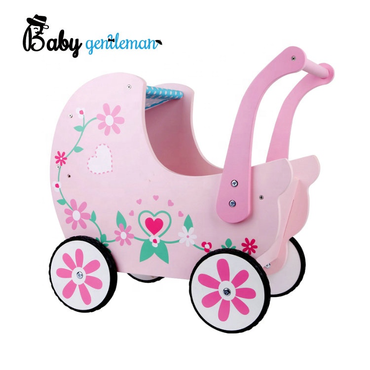 Самая популярная деревянная балансировочная игрушка для малышей прогулочная коляска Z16133D