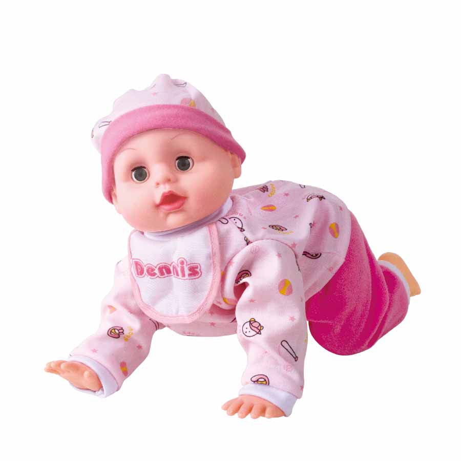 Eco-friendly 13 дюймов при ползании куклы для reborn baby doll игрушка автоматический натуралистичные куклы для девочек