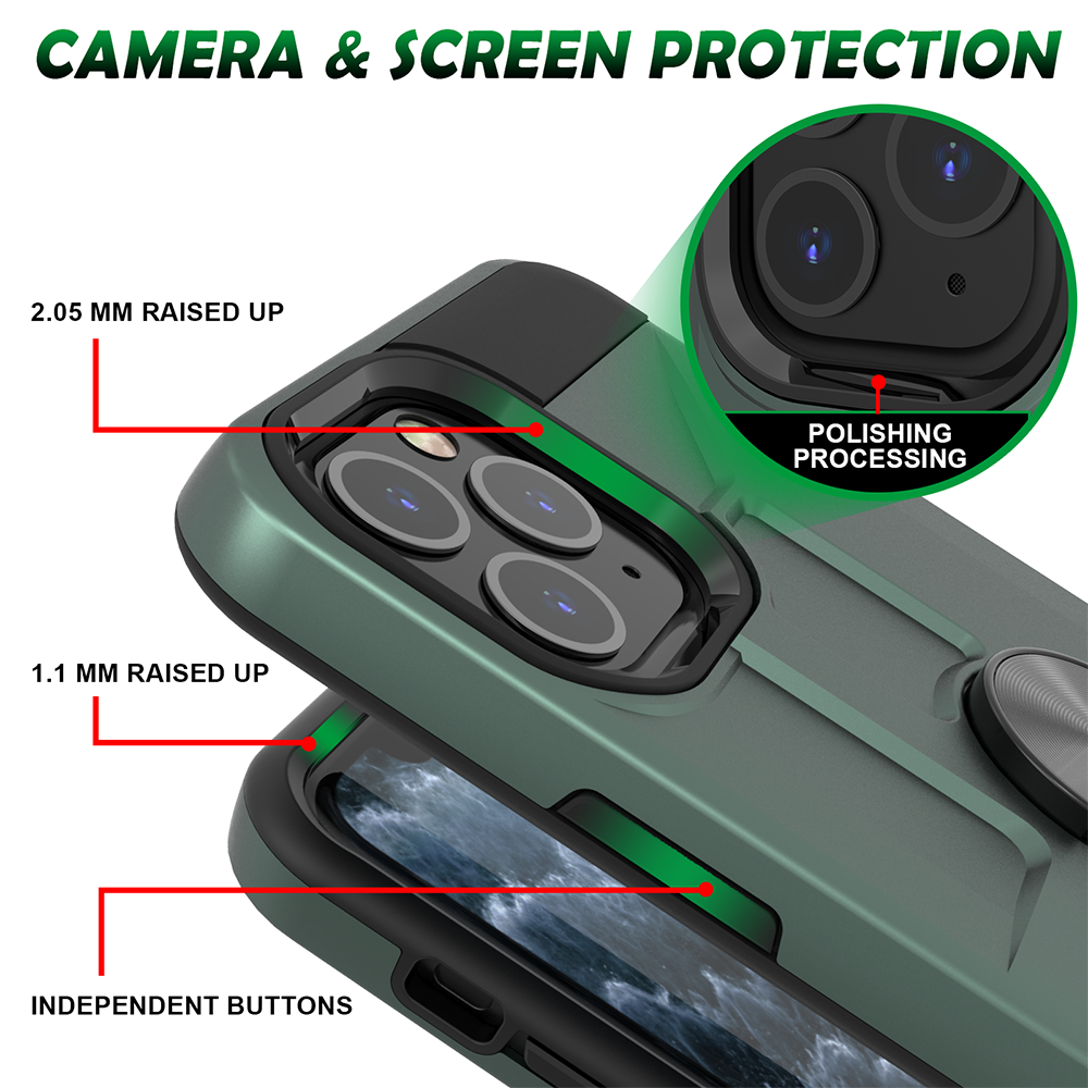 New Kickstand Cell Mobile Back Cover Phone Cases For iPhone X XS XR 11 Pro Max 12 Mini