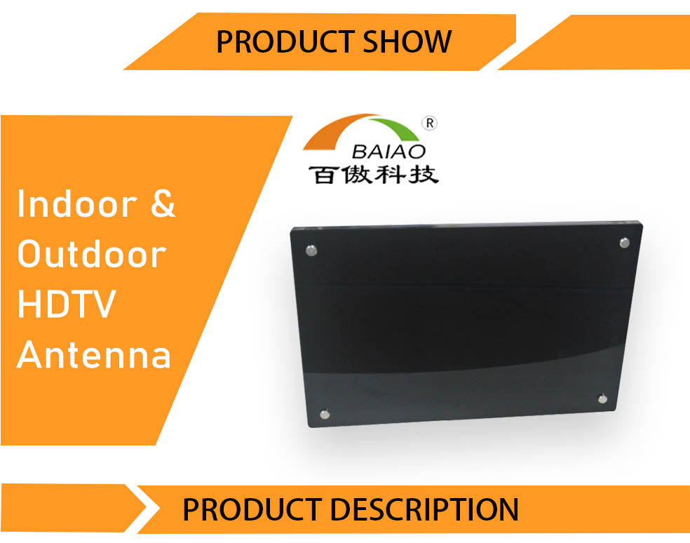 Omnidirectional Indoor TV Antenna ATSC / DVB-T / ISDB-T For Home
