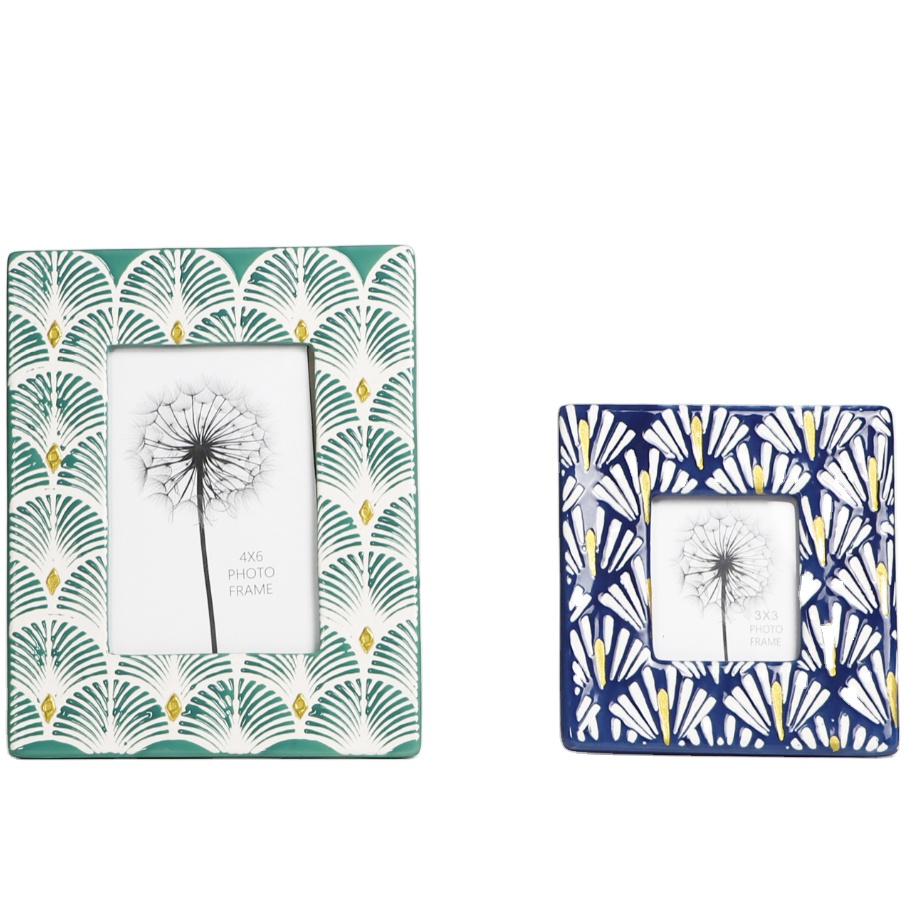 Рамка из керамогранита с штампом, разный цвет разный дизайн