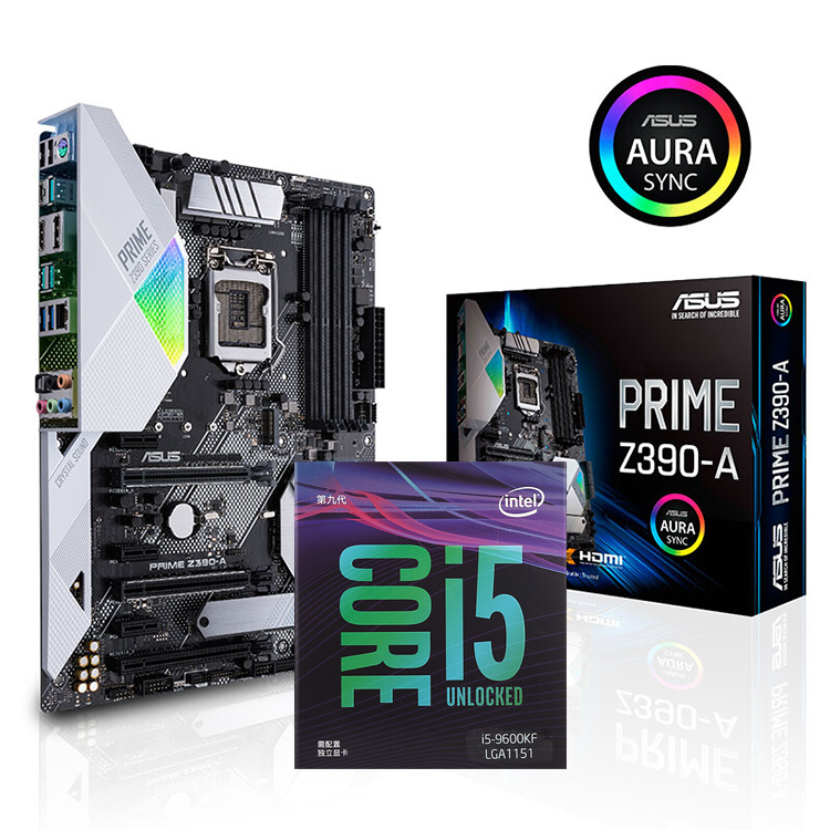 中古 ASUS PRIME Z390-A LGA 1151 マザーボード CPU コンボ + インテル