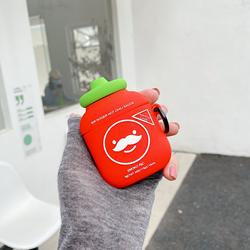 Earphone Accessories Nappa Leather Cover Charging Case for Airpod Case