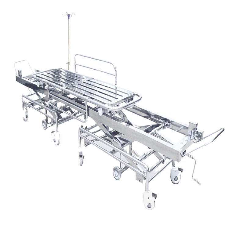 Hospital surgery docking medical patient transfer ambulance stretcher trolley