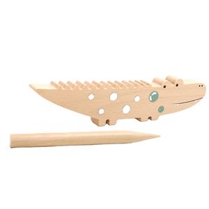 pandereta madera niños