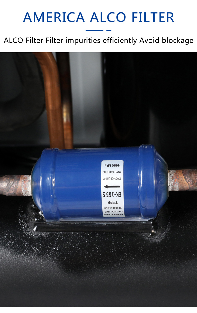 250KW 100HP industrial air cooled screw water chiller