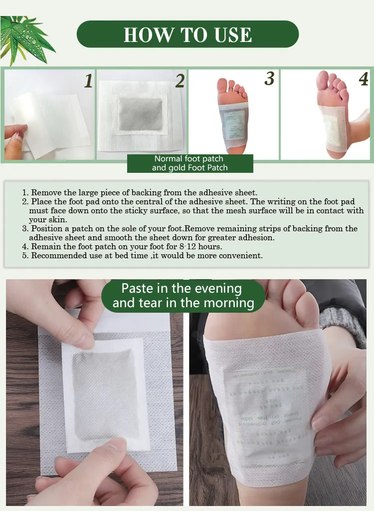 Лідер продажів OEM, очищаючі детоксикаційні подушечки для ніг, очищайте ваше тіло