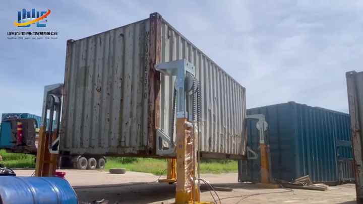 Easy Move Hoist Instead Crane Standard Hydraulic Container Lifting 20ft ...