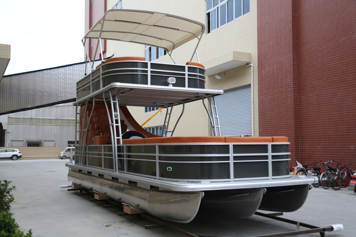 27ft 豪华双层新浮桥船铝豪华