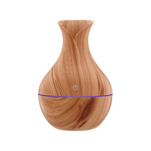 Деревянный ультразвуковой увлажнитель воздуха Mini USB с функцией увлажнения и очистки для автомобиля, дома и офиса