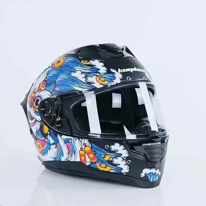 Dkjdssek Bluetooth Full Face Motorbike Helmet, Integrated Helmet, ECE Approved HD Sun Visor Full Face Flip Up Helmet, Multiple Vents Motorcycle Helmet - View #10