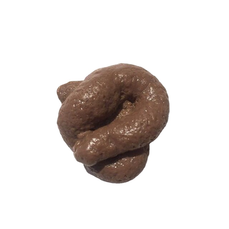 Realistic Fake Gag Poop Turd Crap Toilet Practical Joke Funny Gifts/_DM