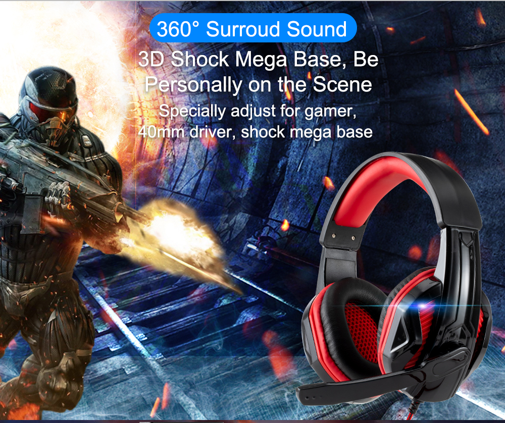 Trending Best Seller Wired Stereo Audifonos Auricular Gamer Headset PS4 Casque Gaming Headphone Earphone