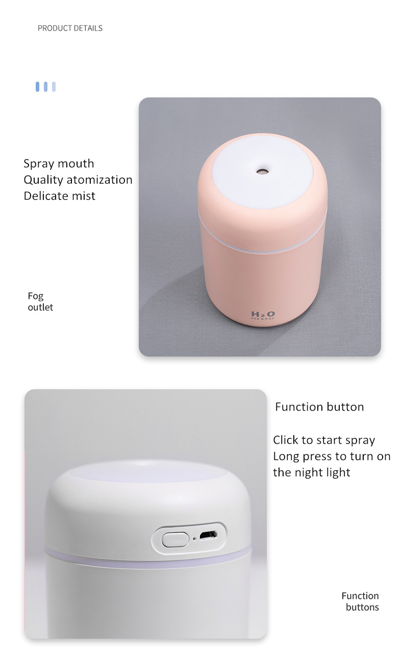 Machine à Brouillard 12 LEDs Duokon - Humidificateur D'air Coloré - Pour Fontaines, Aquariums - 24V