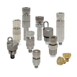 Brass Nickle high pressure fog nozzle low pressure anti-drop jet spray misting fine fog nozzle