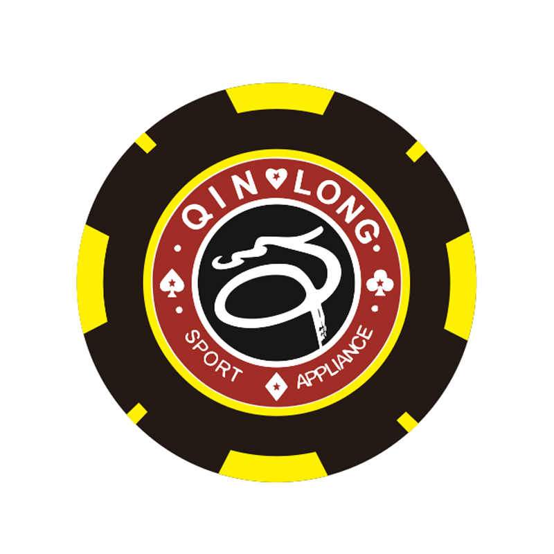 Покерные чипсы 14 г из АБС-глины с логотипом на заказ, двойные цветные чипсы для казино