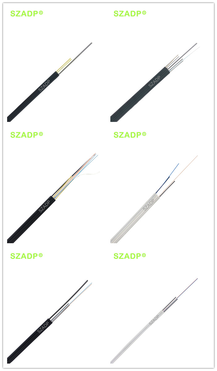 Gytc8s Self Supporting Fiber Optic Cable With Messenger Aerial 12 Core