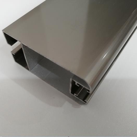 Guangdong customized champagne anodized aluminum profiles 6063 aluminium extrusion for glass window and door building materials