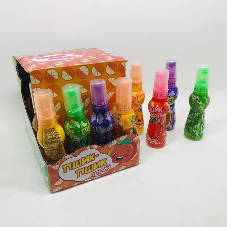 Разность форма фруктовый аромат милый красочный жидкий спрей конфеты