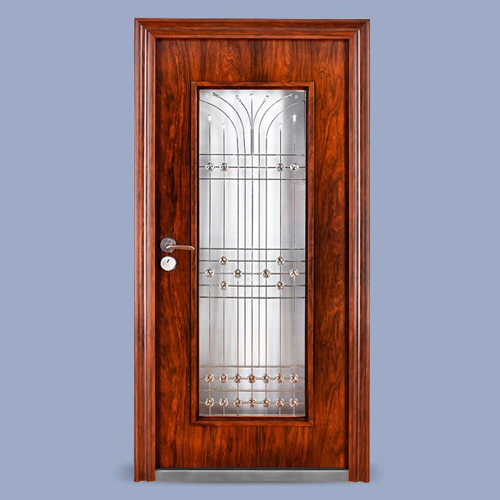 Utilises utiliss rouge les portes dentrss en bois franchises exterior steel glass door