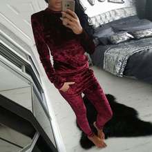 womens velvet sweatsuit