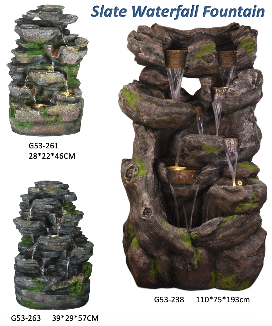 ヴィンテージ人工岩噴水 ロック滝噴水| Alibaba.com