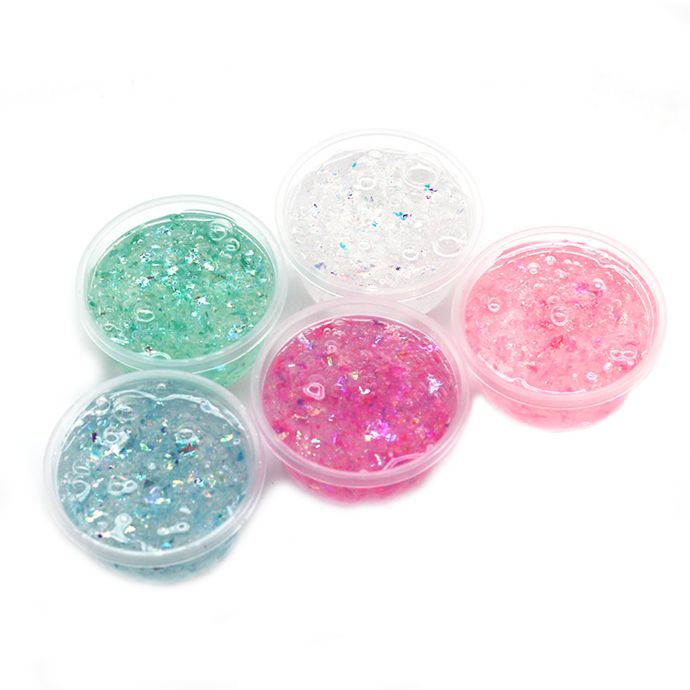 LGW092 DIY Красочные фантазия Блестки Кристалл слизи Цвет Блеск грязи игрушки для детей