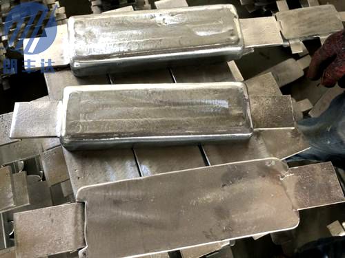 ASTM B418-95 99% Pure Zinc Anode Ingots Anti Corrosion Aluminum Zinc Magnesium Anode