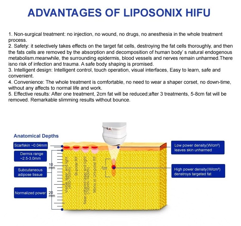 Hello Body! newest home use portable liposonix machine on sale