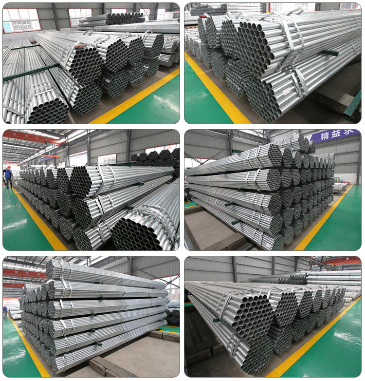 3mm Galvanized Steel Tube Sch 40 Carbon Steel 12 Foot Galvanized Pipe