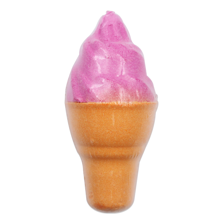 Собственная Марка в форме мороженого, пузырьковая пудра для глубокого очищения тела, Пузырьковые Бомбочки для ванны