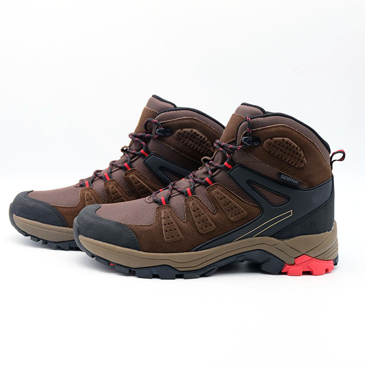 2021 коровья кожа Hor продажа Водонепроницаемая Удобная Спортивная Мужская Уличная походная обувь Mountein