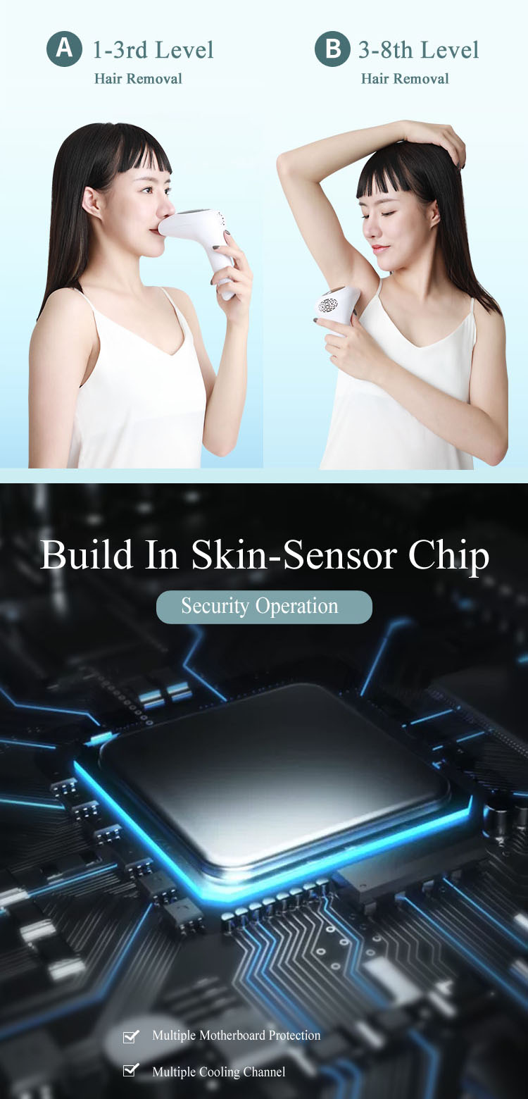 Body Usb Charge Laser Luz Intensa Pulsada Skin Hair Removal Removel Depiladora Electrica Flash And Ipl