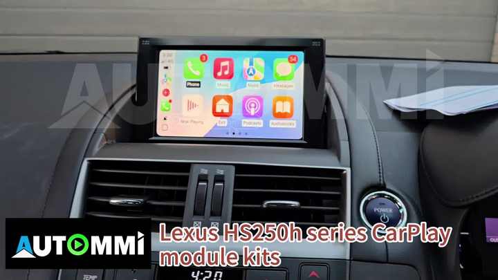 レクサスHS HS250h 2009-2018純正画面アップグレード用ワイヤレスApple