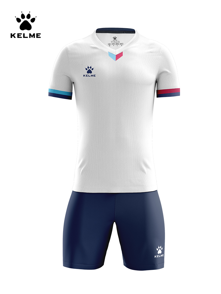Jersey Football KELME Adult Short Sleeve Soccer Training Jersey Set Football For Fitness Game Club Uniform Football Training Set Soccer Suit