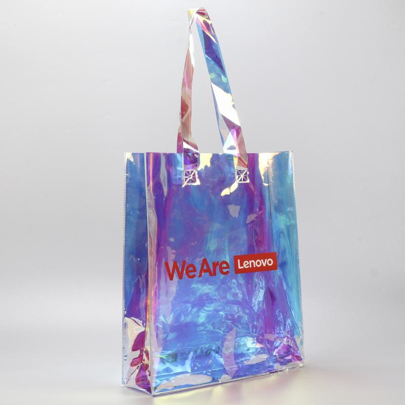 Fashion Tote Bag New Design Tote Bag, Custom Logo Holographic Bags, Zippered Pouch Wash Organizer, Portable