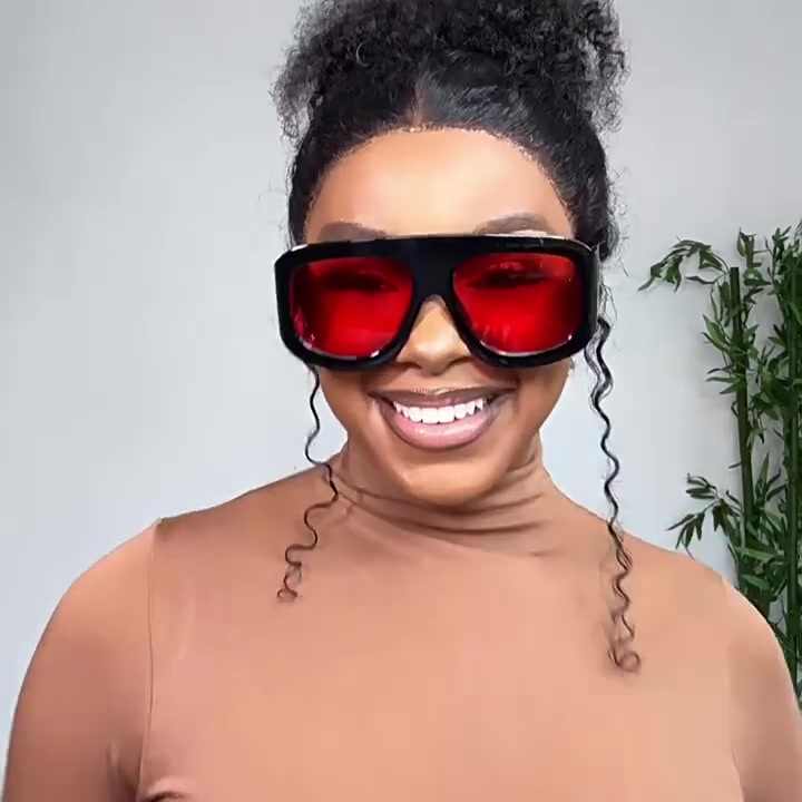 ✨FASHION WEEK RETRO hipster OVERSIZED SHADES *NEW 2024 Trendy Retro Sunglasses - Oversized Square Punk Eyewear main image 4