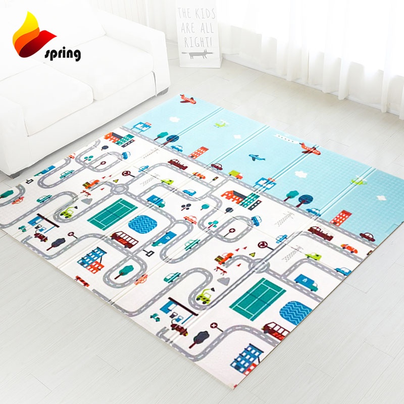 180x200 см Прямая поставка с завода XPE Сияющий детский XPE складной игровой коврик из пеноматериала для ползания ребенка
