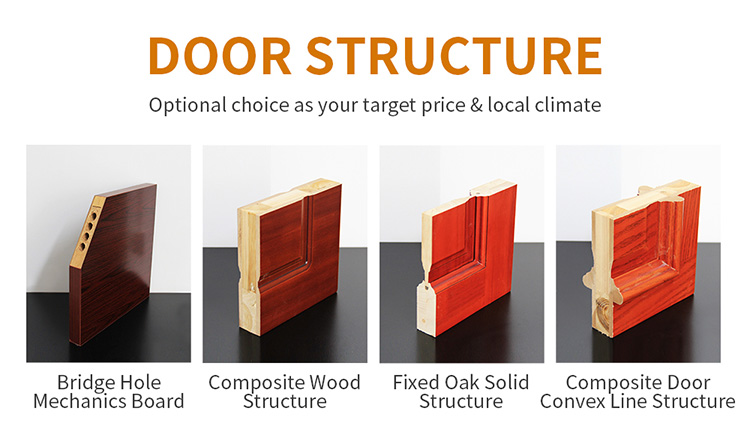 modern teak Wooden front double door design house main entrance door