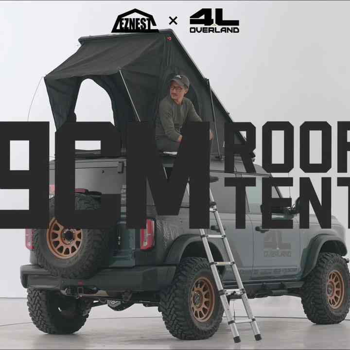 EZNEST 9CM Dachzelt Anti-Kondensation Offroad-Fahrzeug dreieck Hardtop  Leichtes Dachzelt