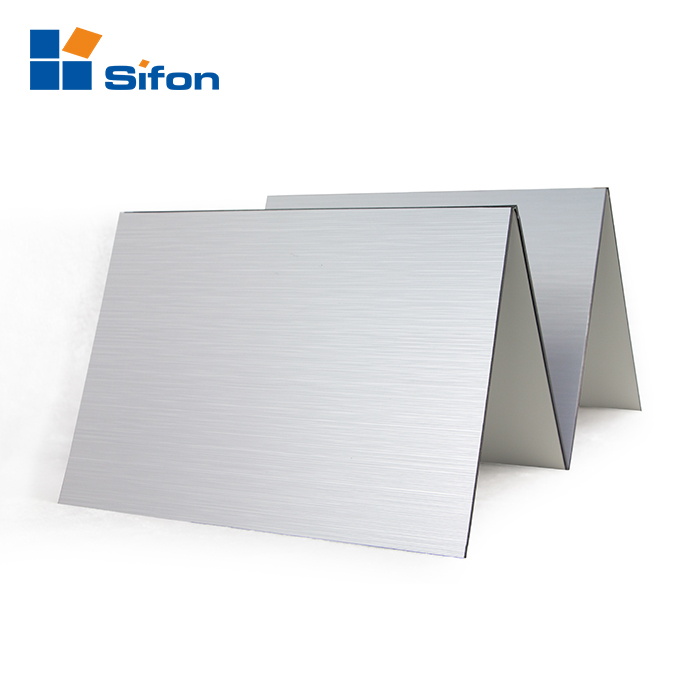 Auland ACM material class fireproof brushed aluminum composite panel