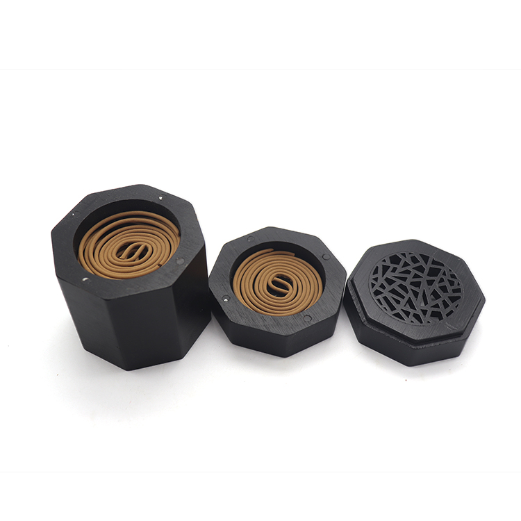 Octagon incense holder black bamboo incense stick with store