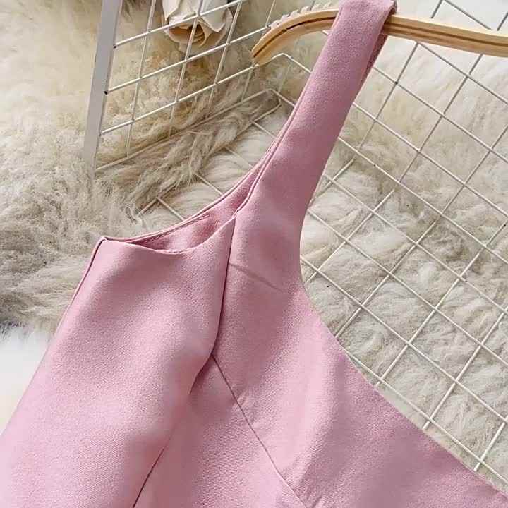 birthday satin dress DOLLY Luxury Sleeveless Skin Revealing Tube Top Hollow Birthday Dress-MIA