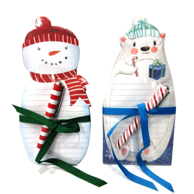 Пользовательские эко блокнот для рождественские подарки sticky notes