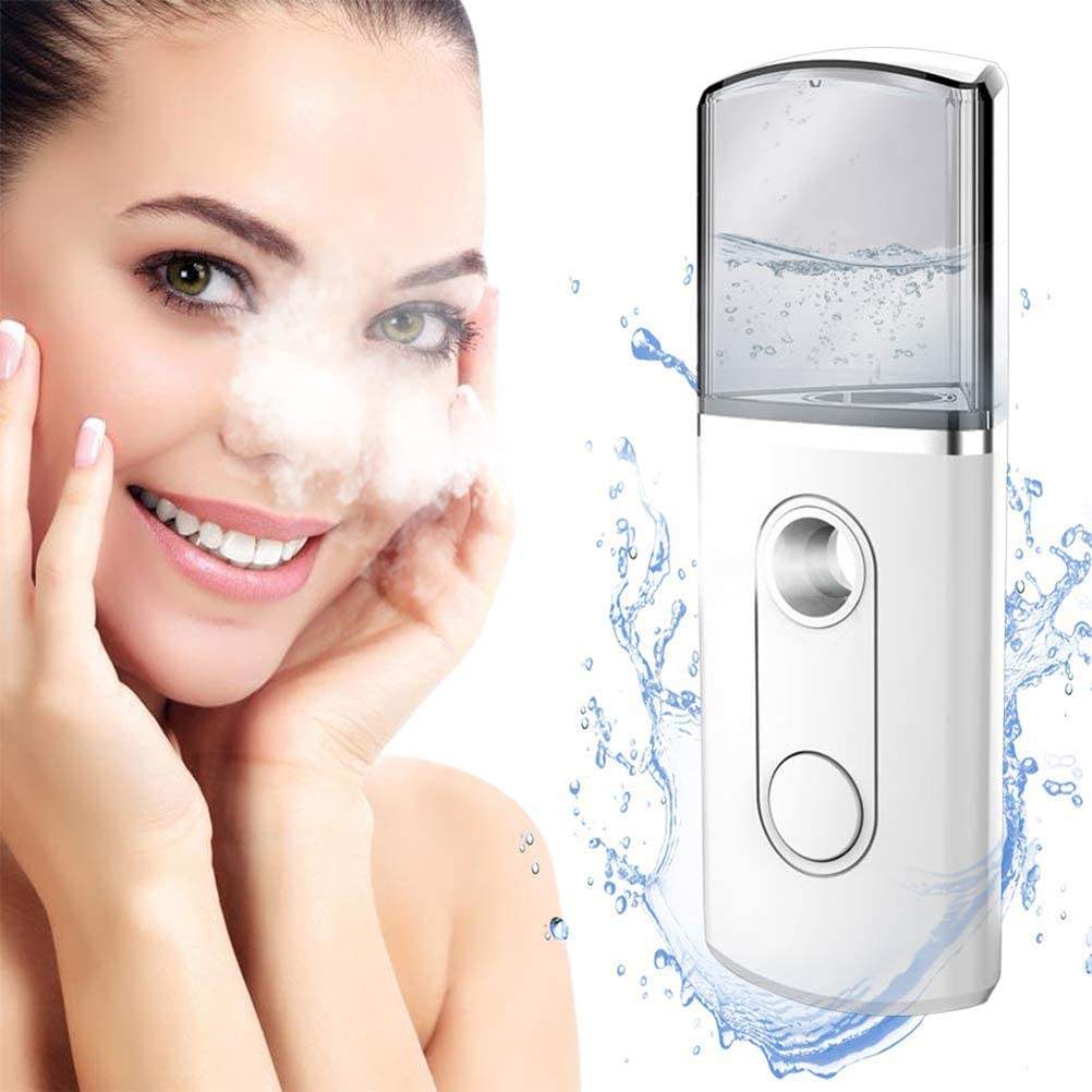 2020 热卖 usb 充电式纳米喷雾喷雾器迷你手持保湿霜面部喷雾美容仪