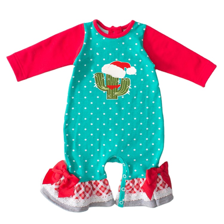 Комбинезон для новорожденных, зимний детский Подарочный комплект, Комбинезон С КАКТУСОМ, Рождественский комбинезон для новорожденных